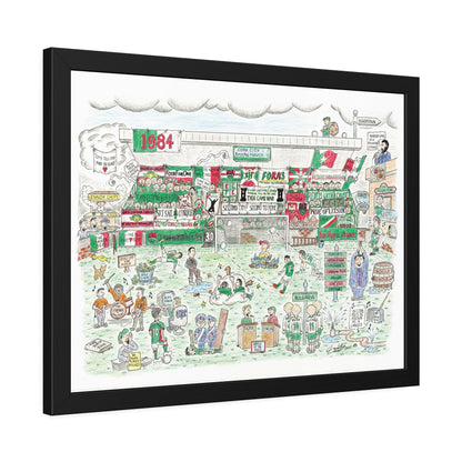 Framed - Pat Connolly's "Cork City FC Time Lapse" Poster